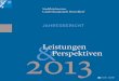 Leistungen 2013 Perspektiven - Landeshauptstadt Düsseldorf · der- und Jugendbibliothek wurde 2013 nicht nur zum Entleihen von Medien stark genutzt, sondern zunehmend auch als Ort