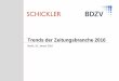 Trends der Zeitungsbranche 2016 - bdzv.de · PDF fileTrends der Zeitungsbranche 2016 Januar 2016 Seite 16 SCHICKLER Business to Consumer Consumer to Consumer Business to Business Produkte
