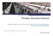 Thales Deutschland · Thales Deutschland: 130 Jahre Technologiegeschichte Joint Ventures 1990 Hollandse Signaal-apparaten 1880 C. Lorenz AG, Berlin/seit 1948 Stuttgart * 1958 Standard