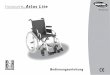 Invacare Atlas Lite - sani-hofmann.de · - Methode 2 (Abbildung 12) In diesem Falle befindet sich der Begleiter auf dem Gehweg und positioniert den Rollstuhl mit der Rückseite zum
