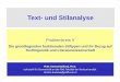 Text- und Stilanalyse - pages.pedf.cuni.czpages.pedf.cuni.cz/.../5_Text-und-Stilanalyse_Funktionale_Stiltypen_und... · Funktionale Stiltypen Die Ausgrenzung funktionaler Stiltypen