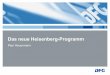 Das neue Heisenberg-Programm - dfg.de · Antragstelul ng - Grobübersicht. 1. Sie beantragen nun ab dem 01.01.2018 nicht mehr entweder das Modul „Heisenberg-Stipendium“ oder das