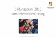 Bildungsplan 2016 Kompetenzorientierungreinhold-schneider-schule.de/fileadmin/Bildungsplan_16_kompakt.pdf · Anlass und Herausforderungen: Eigenes und gesellschaftliches Leben erhalten,