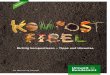 Richtig kompostieren – Tipps und Hinweise · 6 Kompostfibel 1. Den Kompostplatz an einem schattigen, windgeschützten unversiegelten Ort an-legen. Nicht auf Stein, Beton oder Asphalt