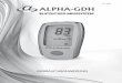 TD-4257 ALPHA-GDH meter... · • Diese Parameter können nur im Einstellungsmodus geändert werden. • Wird während den Einstellungen keine Taste mehr für den Zeitraum von 3 Minuten