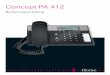 Concept PA 412 (Stand: 10.2007) - telekom.de · 9 Willkommen Willkommen Herzlichen Glückwunsch, dass Sie sich für das Telefon Concept PA 412 der Deutschen Telekom entschieden haben