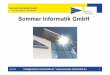 Sommer Informatik GmbH€¦ · Leistungsmerkmale Uf-Werte von Fenster-und Fassadenprofilen nach EN ISO 10077-2 Psi-Werte von Wärmebrücken und Isolierglas-Abstandhaltern nach EN