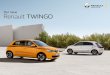 Der neue Renault TWINGO - ambestenbuechner.de · Der neue Renault Twingo begeistert mit seinem frischen Look: einer freundlichen Frontpartie, attraktiven Akzenten in glänzendem Chrom