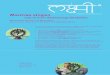 und in ihrer Bedeutung verstehen - sanskrit-werkstatt.de · lakshmi Glück Schönheit Reichtum (Sanskrit) Intensivwochenende für alle, die den Wunsch haben, mehr über die Bedeutung