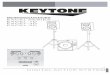 BEDIENUNGSANLEITUNG Excel series EXCEL.pdf · Das KEYTONE EXCEL Aktiv Lautsprechersystem gibt es in drei Ausführungen: EX-1D mit 10" (25cm) Subwoofer und zwei Satellitenboxen mit