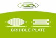 GRIDDLE PLATE - de.outdoorchef.com · Griddle Plate Rectangular for use on the AUSTRALIAN LINE or VENEZIA 570 G. INSTRUCTIONS FOR USE Clean the Griddle Plate with water prior to its