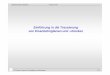 Einführung in die Trassierung von Eisenbahngleisen und ... · TU Dresden, Professur für Gestaltung von Bahnanlagen (1) Einführung in die Trassierung Version: 01-18 Einführung