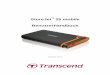 StoreJet 25 mobile - produktinfo.conrad.com€¦ · 3 Einleitung︱ Vielen Dank, dass Sie sich für den Kauf eines Transcend StoreJet™ 25 mobile entschieden haben. Diese kleine,