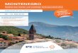 2019-05-05 Montenegro im Wesertal A4 · MONTENEGRO Das kleine Montenegro, auch genannt “die Perle der Adria”, hat fast 300 km Küste. Besucher ﬁ nden hier fjordartige Meeresarme,