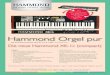 (UVP Inklusive MwSt.) Die neue Hammond XK-1c (compact) · •Transistor Sounds wie Vox- & Farfisa-Orgeln sowie hochwertige Pfeiffenorgel-Einzelsamples runden das Sound-Set ab. Die