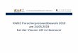 KiWiZ Forscherpreiswettbewerb 2019 am 24.05.2019 bei der ... · KiWiZ / KiTec Ansprechpartner bei Viscom: Michael Mügge Carl Buderus-Str. 9-15 Tel. 0511 94996-752 30455 Hannover