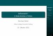 Informatik Igki.informatik.uni-freiburg.de/teaching/ws1314/info1/infoI02.pdf · Informatik I Bernhard Nebel Allgemeines Python-Interpreter Shell Rechnen Informatik I 2.ErsteSchritteinPython