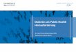 Diabetes als Public Health Herausforderung · 03.04.2019 20. Plattform Gesundheit IKK e.V., Berlin 6 Prävalenz in % Bundesweite Befragungs-und Untersuchungssurveys Diabetesregister