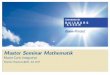 Master Seminar Mathematik - uni-due.deadf040p/files/Monte-Carlo-Integration.pdf · Master Seminar Mathematik Monte-Carlo Integration Stephan Napierala 06. Juli 2017