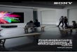 Produktübersicht: Unternehmens- & Bildungslösungen · August 2016 . Die Lösung von Sony 4–5 Vision Presenter Netzwerkkameras Professional Audio 6-37 38-43 44–47 48-59 68-71