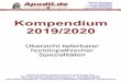 Kompendium 2019/2020 · Kompendium 2019/2020 Taschenapotheken Komplexmittel Einzelmittel Nosoden Bachblüten Schüsslersalze Pflanzliche Arzneimittel Zubehör