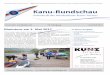 Kanu-Rundschau - WKV · Spendern, die uns durch Geld oder Materi-al unterstützt haben.“ Im Anschluss an die Berichte der Fachwar-te und der Kassenprüfer, sowie die Entlas-tung