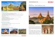 Myanmar - Das Goldene Land · zunächst den legendären Mahamuni, der der Über-lieferung nach bereits zu Lebzeiten des historischen Buddhas entstand. Anschließend geht es in die
