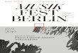 Berliner Festspiele MUSIK FEST · MUSIK. FEST . BERLIN. In Zusammen arbeit mit der Stiftung Berliner Philharmoniker. Berliner Festspiele # musikfestberlin. 12.9. 2019. Klavier & Stimme