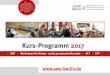 Kurs-Programm 2017 · Kurs-Programm 2017 Alle anstaltungen cho -. apeutenkammer tifizierung agt.  – DBT – Workshops für Kinder- und Jugendpsychotherapie – ACT – EFT –