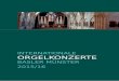INTERNATIONALE ORGELKONZERTE Felix Mendelssohn Bartholdy Nun l£¤ssest Du Deinen Diener (Nunc dimittis)