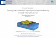 Topological insulators & topological superconductivity in ...tms17.dipc.org/lecture-notes/lectures-tms-2017-bocquillo.pdf · Erwann Bocquillon 3 Topological Matter School - 25/08/2017