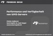 Performance und Verfügbarkeit von WMS-Servern · 2015-01-08 · > UMN Mapserver vs. GeoServer > Resultate: > Sehr kleine Performance-Unterschiede > Typischer Bereich 10 bis 26 Karten/s