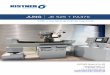 JUNG JE 525 EN - Kistner Werkzeugmaschinen · CAD-MODUL G -CAD : Network connectivity SINUMERIK 840D . Machine lamp : Complete set F-FL251S . Coolant cleaning plant : Magnetic clamping