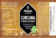 Curcumapulver/Tumeric powder CURCUMA...davo/nthereof: Piperin 71,25 mg / * Prozentsatz der empfohlenen Tagesdosis nach Anhang 13 der VO (EU) Nr. 1169/2011 (LMIV) INHALT/CONTENT: 6g