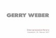 Pr.sentation BPK Gerry Weber deutsch finalir.gerryweber.com/.../do119_praesentation_bpk_2007.pdf · GERRY WEBER INTERNATIONAL AG Geschäftsjahr 2005/2006: Zusammenfassung • Rekordwerte