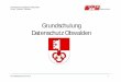 Grundschulung Datenschutz Obwalden · 2011-12-02 · DATENSCHUTZBEAUFTRAGTER Schwyz · Obwalden · Nidwalden 2 Ziele • Aufgabe und Organisation des Datenschutzbeauftragten bekannt