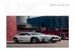Lexus UX Broschuere...Diabolo-Kühlergrills ähneln, bis zum luxuriösen Interieur-Design, das die Finesse japanischer Handwerkskunst zum Ausdruck bringt. Vom ersten Moment umfängt