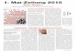 1. Mai-Zeitung 2015 - AGB 1. Mai-Zeitung 2015 Die Zeitung der SP und der Gewerkschaften des Kantons