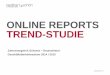 ONLINE REPORTS TREND-STUDIE · Veränderung CH –2014/2015 Veränderung DE –2014/2015 Im Bereich «Interaktivität» hat sich die Schweiz leicht stärker entwickelt wie Deutschland