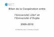 Bilan de la Coopération entre l’Université Lille1 et l ...math.univ-lille1.fr/~mbekhta/files/bilanoujda.pdf · phononic crystals (2007) Journal of Physics: Conference Series,