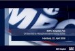 MPC Capital AG Ordentliche Hauptversammlung 2008 · 2018-11-15 · 13.03.2008. 15.05.2008. Beteiligung an der HCI Capital AG. Die Chronik einer Beteiligung. Veröffentlichung der