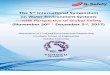 The 5th IInnternational Symposium on Water The 5th IInnternational Symposium on Water Environment Systems
