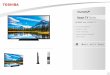 Smart TV Series · Toshiba Smart Portal: Mit dem Großbildschirmfernseher von Toshiba erwartet Sie eine ganze neue Welt der Unterhaltung, die Sie mit nur einem Klick erreichen. Nutzen