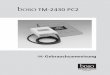 TM-2430 PC2...8 Anwendungsbereich und Sicherheitshinweise Das Blutdruckmessgerät boso TM-2430 PC2 arbeitet nach dem oszillometrischen Messprinzip. Das Gerät wird für die 24-h-Messung