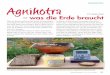 Agnihotra · 2015-03-09 · ALTERNATIVEN Agnihotra – was die Erde braucht Über die Homa-Landwirtschaft haben wir erstmalig In der Ausgabe 2/2001 unserer Zeitschrift groß berichtet