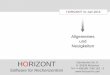 Allgemeines und Neuigkeiten · HORIZONT 1 Software für Rechenzentren HORIZONT im Juni 2015 Allgemeines und Neuigkeiten HORIZONT Software für Rechenzentren Garmischer Str. 8 D- 80339