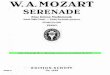 Mozart Serenade Piano - Lib.ruldn-knigi.lib.ru/MUSIKA/Mozart-Piano_ ¢  WA. MOZART 09320/21 SERENADE