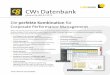 Cubeware-C8-Setcard CW1 Datenbank · 2017-10-16 · mu l tid nso arD in alle Analyse-, Planungs- & Reportingapplikationen durch C8 Importer → Native Excel-Integration → Applikationsfähigkeit,