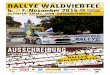 AUSSCHREIBUNG - Rallye Waldviertel...2 Ausschreibung Ausschreibung 3 e iere 1. EINLEITUNG 1.1 Generelles Die Internationale Rallye Waldviertel wird durchgeführt unter Beachtung: ·