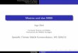 Maemo und das N900ingoebel.de/vortrag_maemo_n900.pdf · Maemo 5 und N900 Zusammenfassung Zusammenfassung N900 ist nicht das Gerät für die Massen, Linux Fans + Entwickler: Super